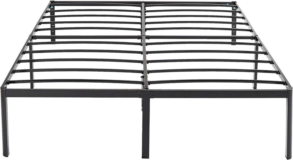 King - Heavy Duty Non-Slip Bed Frame with Steel Slats