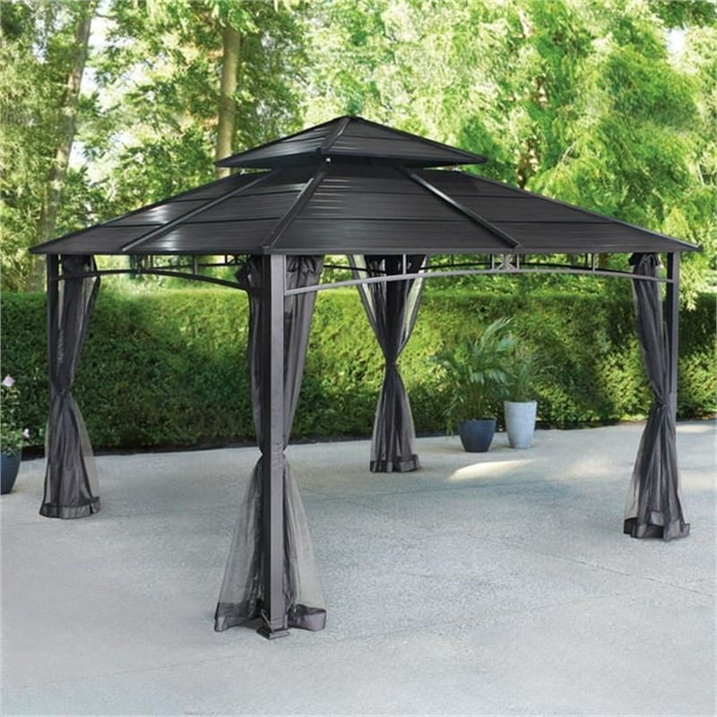 Hometrends gazebo best sale