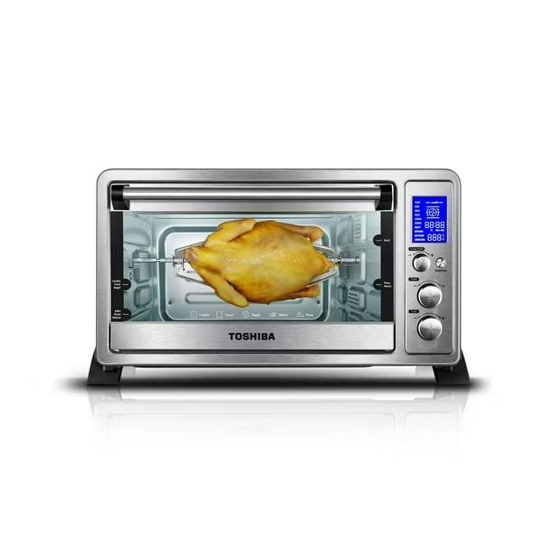 Toshiba Stainless Steel Toaster Oven with Digital Display