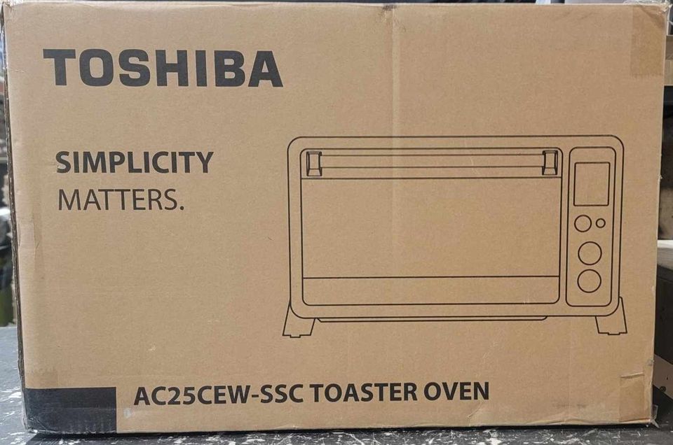 Toshiba Stainless Steel Toaster Oven with Digital Display