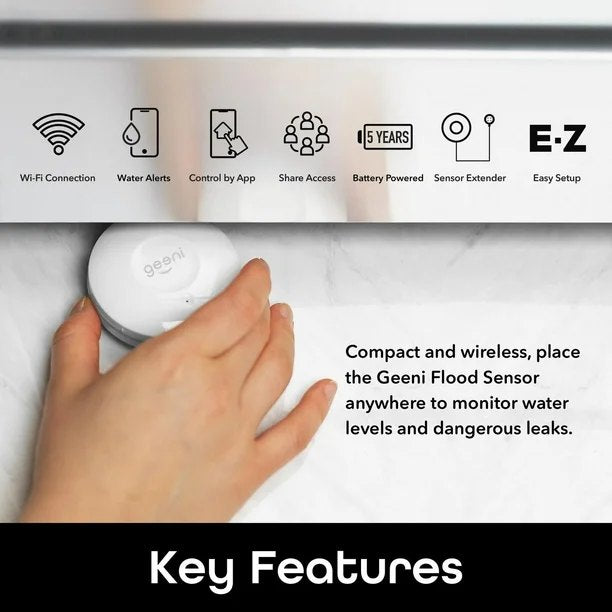 Smart Wi-Fi Water Leak/Flood Detector