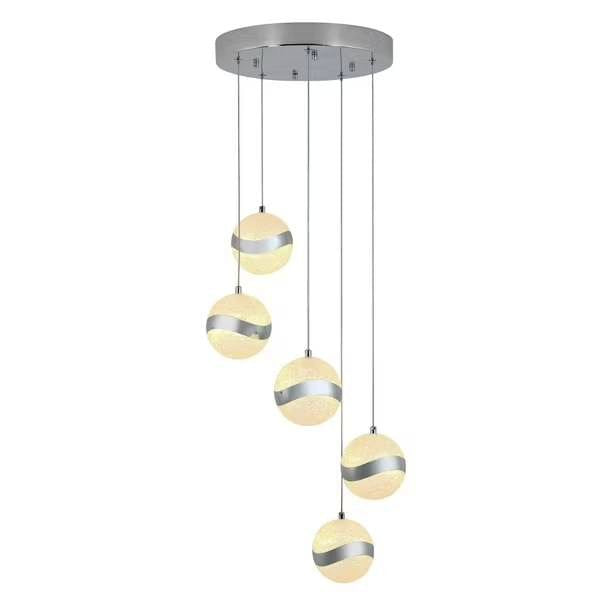 Artika Wavey 5 LED Integrated Pendant