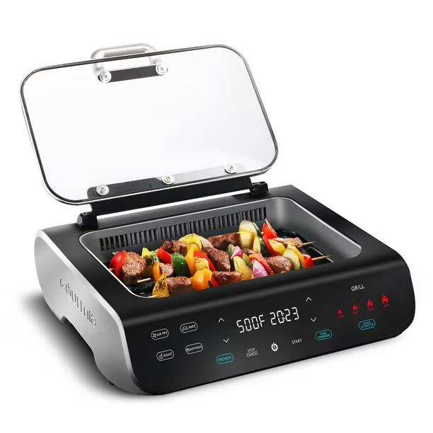 Gourmia FoodStation™ Smokeless Grill & Air Fryer