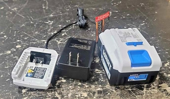 HART 20-Volt Lithium-Ion 4.0Ah Battery and Charger Kit