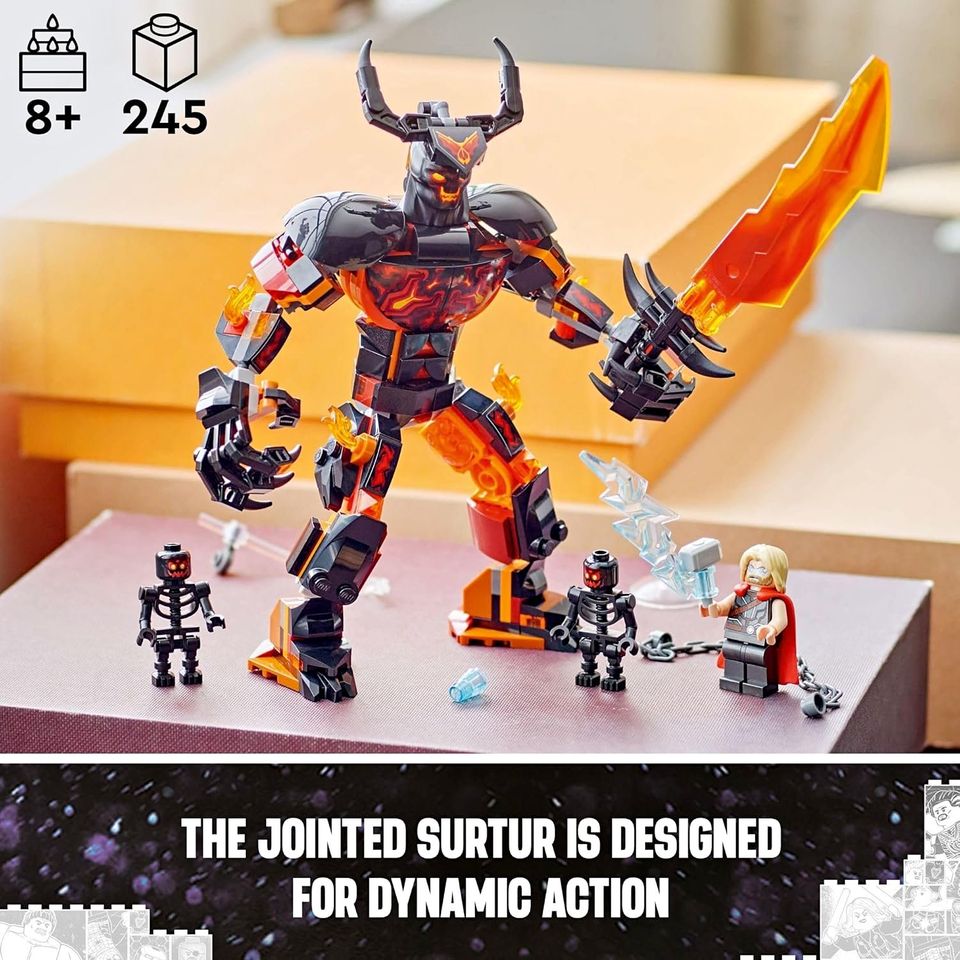 LEGO Marvel - Thor vs. Surtur Construction Figure - 76289