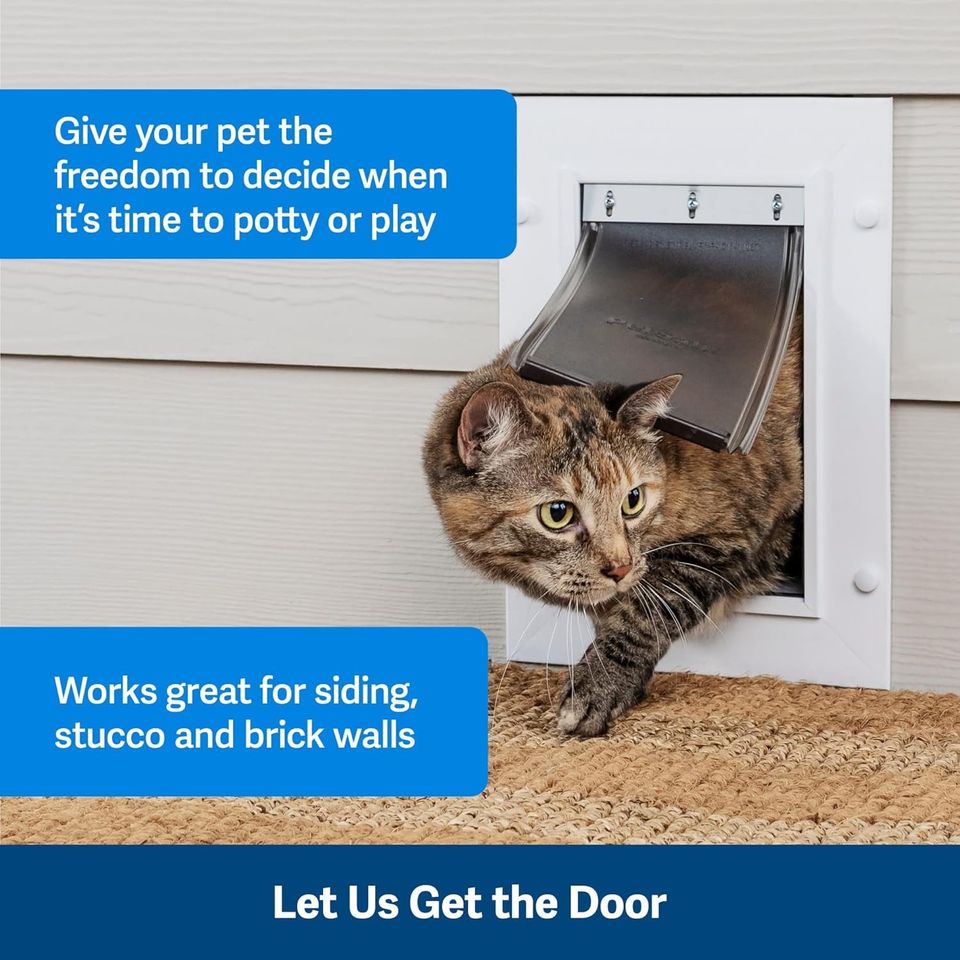 PetSafe NEVER RUST Wall Entry Pet Door -Large