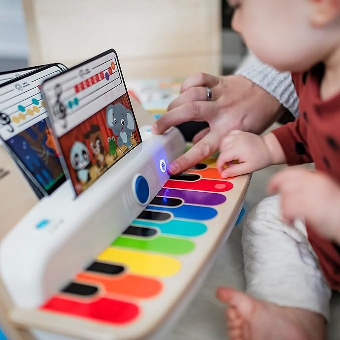 Baby Einstein Together in Tune Piano Safe Wireless Wooden Musical Toddler Toy