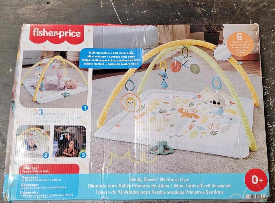 Fisher-Price Baby Playmat Simply Senses Newborn Gym