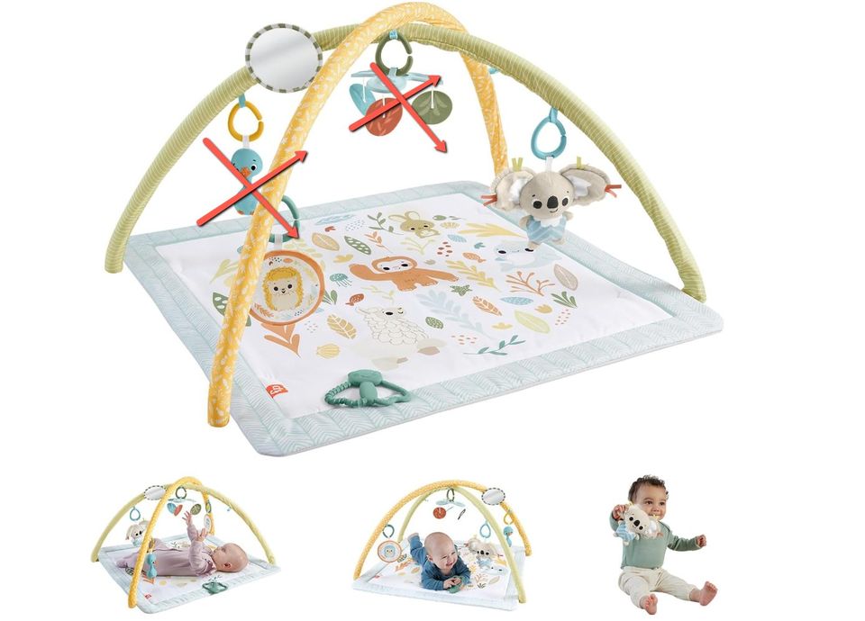 Fisher-Price Baby Playmat Simply Senses Newborn Gym