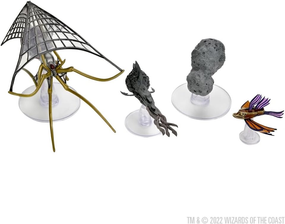 D&D Icons of The Realms: Ship Scale: Welcome to Wildspace (Set 24) – 4 Miniatures by WizKids