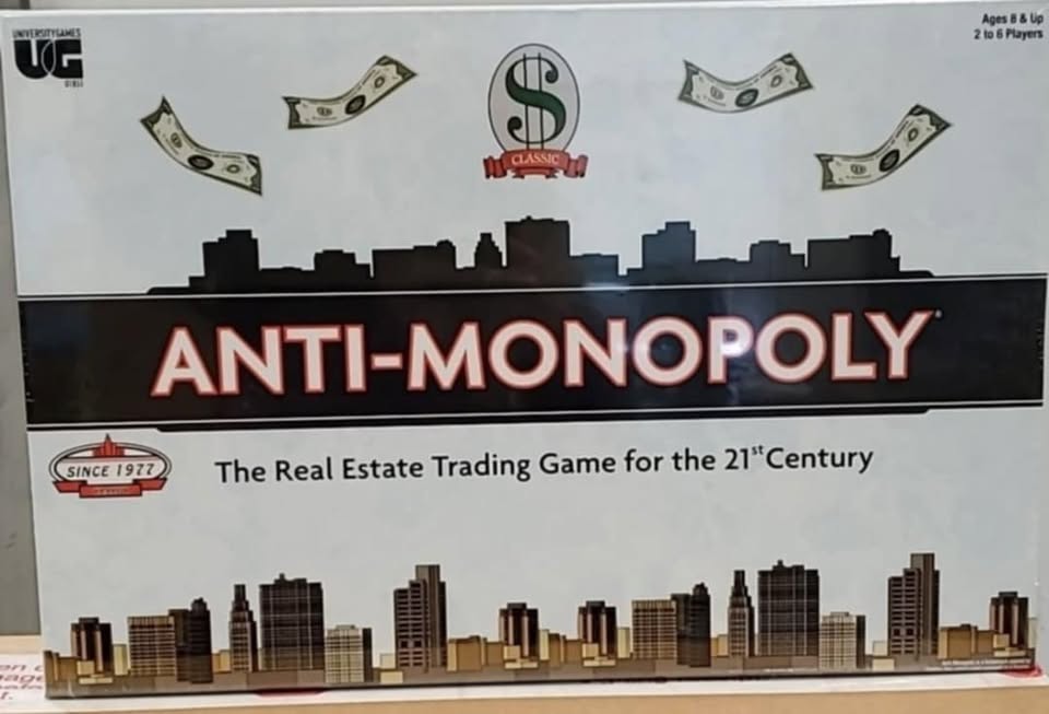 University Games Anti-Monopoly Strategy Game