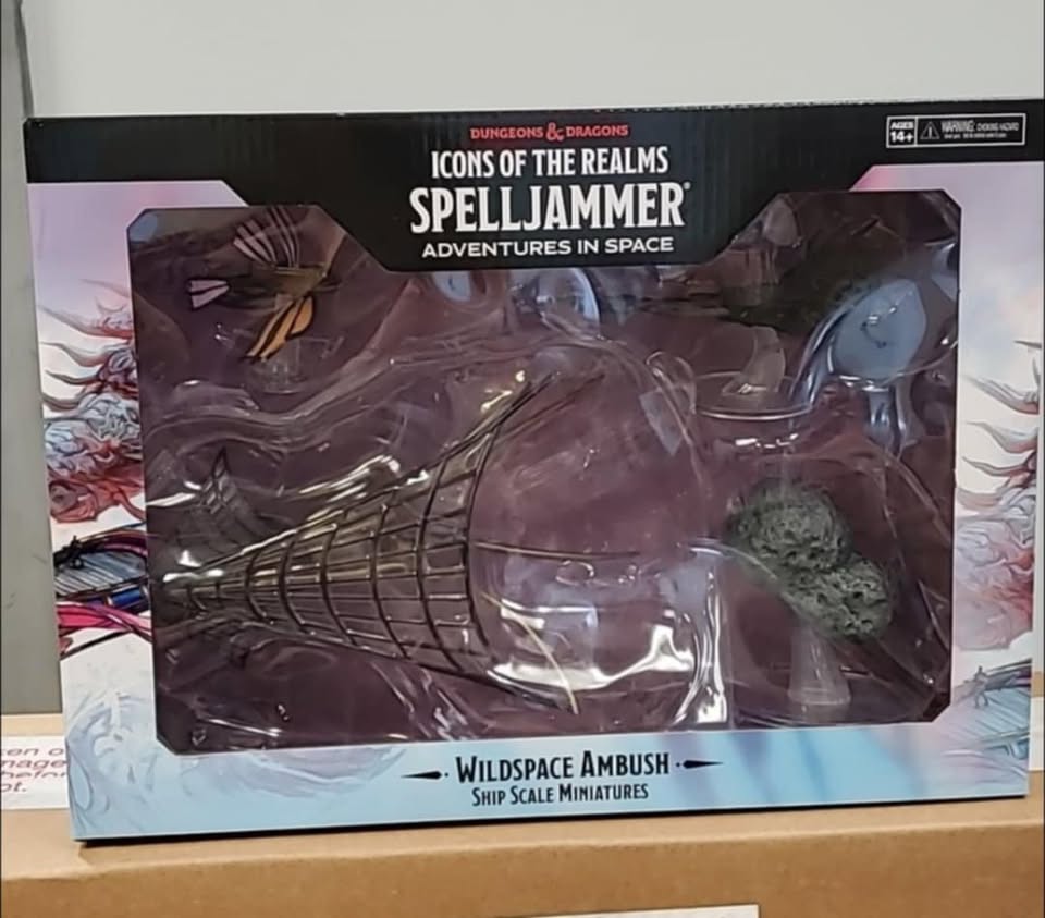 D&D Icons of The Realms: Ship Scale: Welcome to Wildspace (Set 24) – 4 Miniatures by WizKids