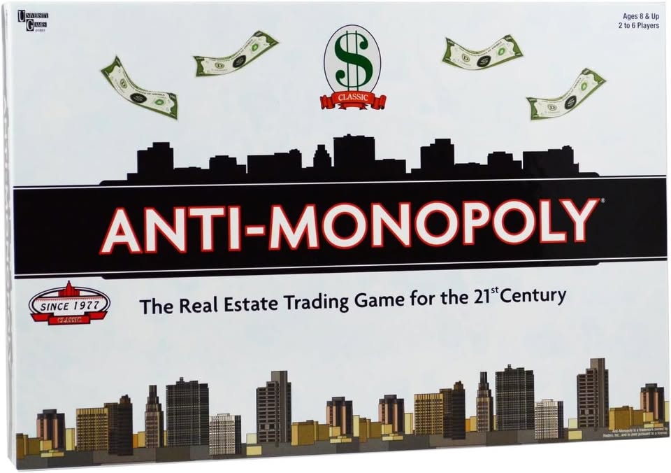 University Games Anti-Monopoly Strategy Game