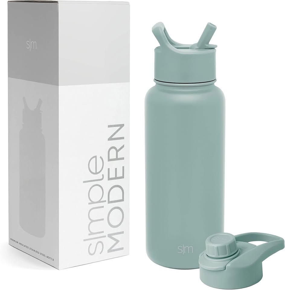 32oz Simple Modern Water Bottle with Straw and Chug Lid