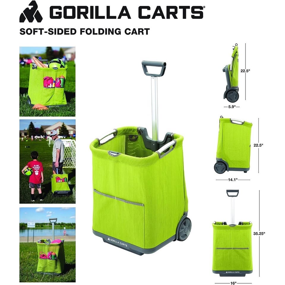 Gorilla Cart - Collapsible Soft-Sided Folding Cart