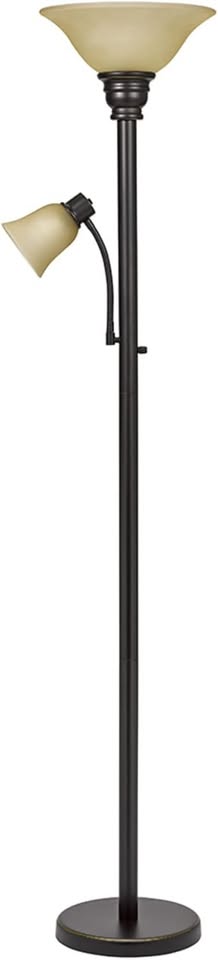 71" Floor Lamp with Reading Light - Bronze