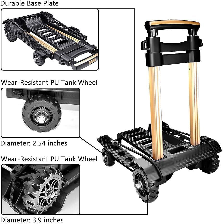 Folding Hand Truck Portable Dolly Compact Cart