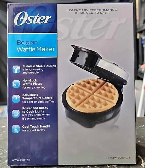Oster Belgian Waffle Maker