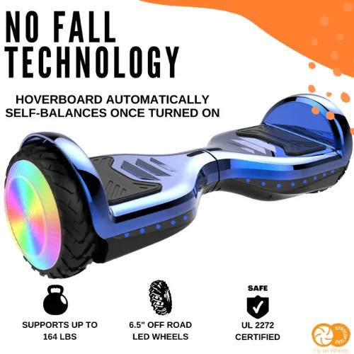 Gyrocopters PRO 6.0 Off-Road Hoverboard (Blue) | UL 2272
