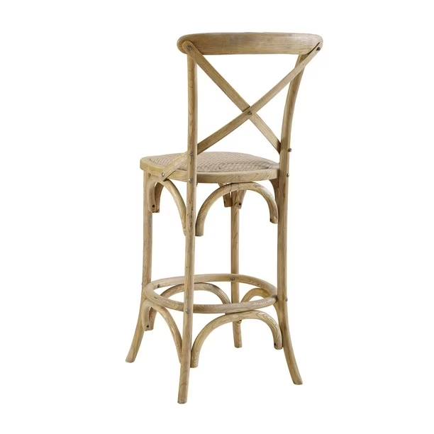 Linon Hattie Gray Wash Counter Stool (ONE)