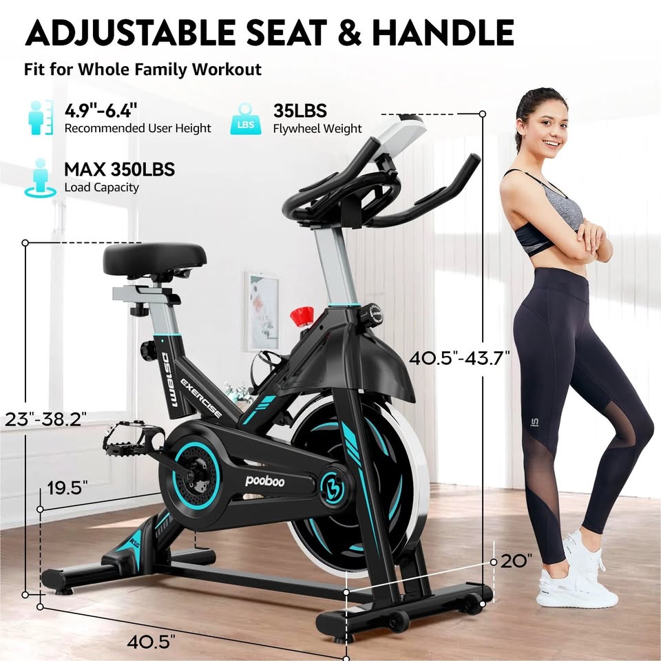 Magnetic Indoor Cycling Stationary Exercise Bike