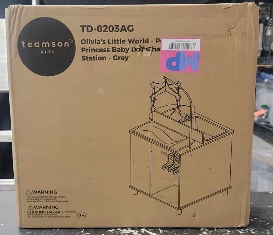 Kids Baby 16" Doll Changing Station Playset