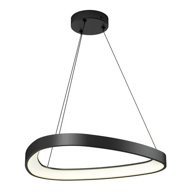 Artika Bjorn Modern LED Pendant Light Fixture - Matte Black