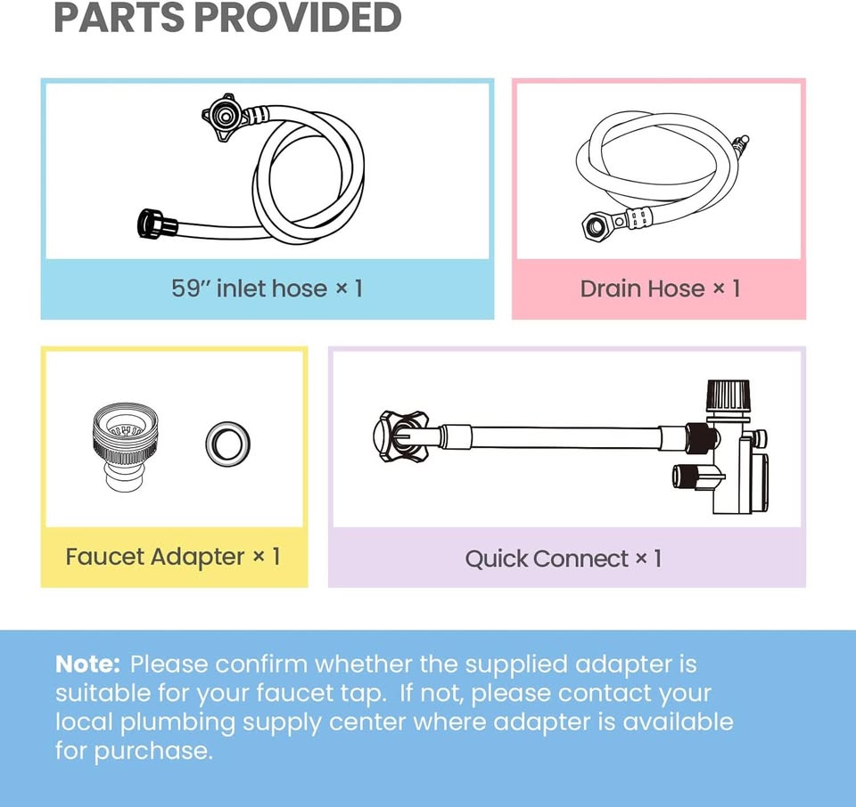Portable Countertop Dishwasher - 6 Place Setting