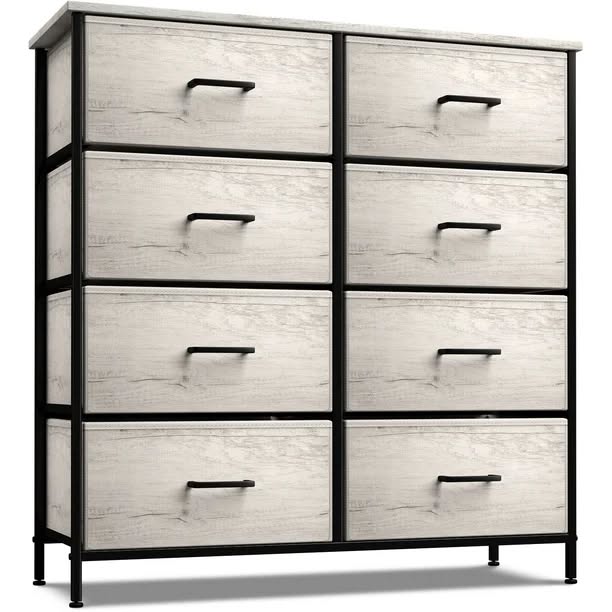 Sorbus Dresser with 8 Faux Wood Drawers