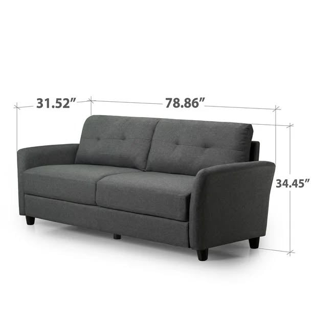 Zinus Ricardo 3-Seat Upholstered Sofa Couch