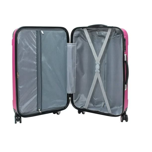 3-Piece Hard Shell Rolling Suitcase Set