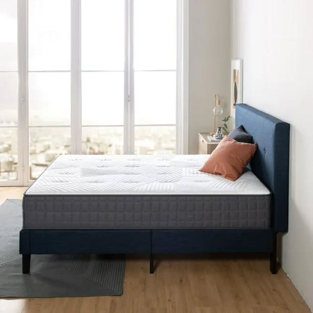 10" Queen Charcoal Hybrid Mattress