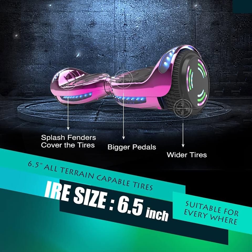 6.5" All Terrain Hoverboard All New Version-HS2.0