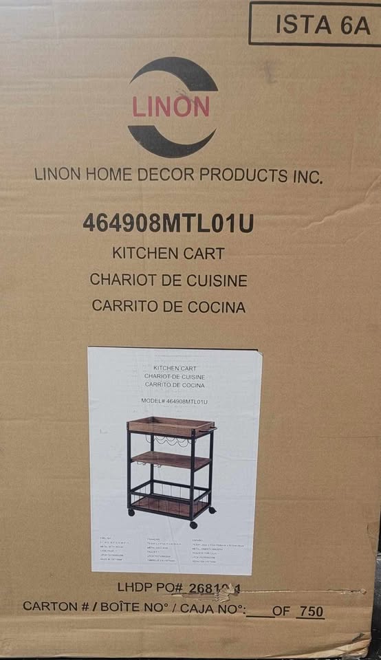 Linon Austin Kitchen Cart / Bar Cart
