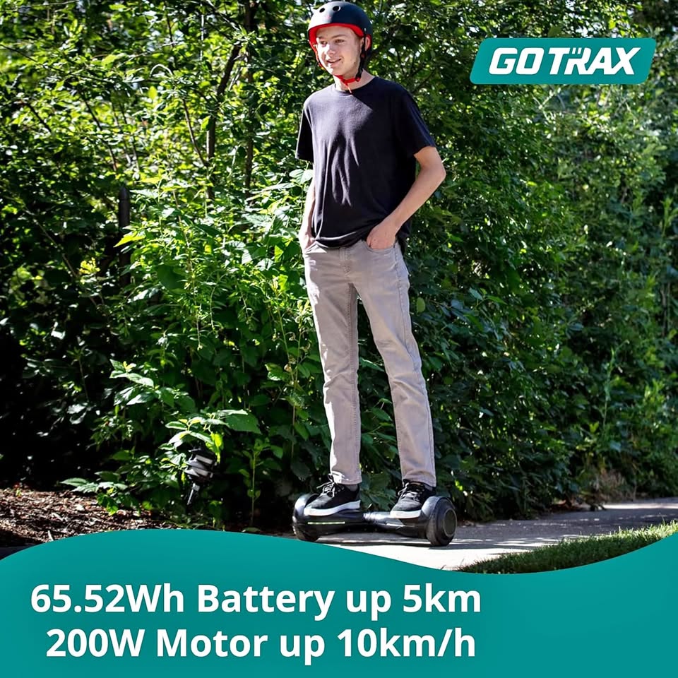 GOTRAX FX3 Hoverboard with LED 6.5 inch Wheels