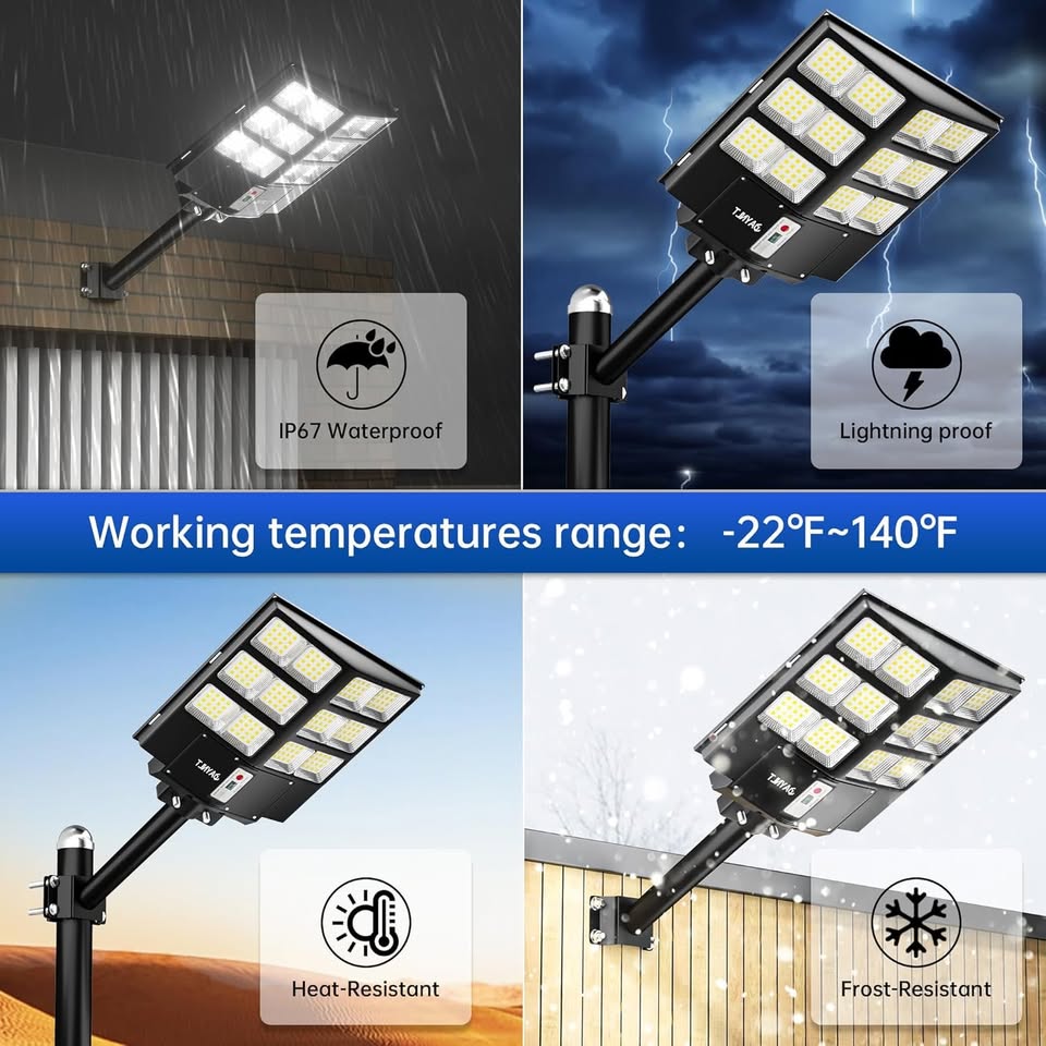 2000W Solar Parking Lot Light / Flood Light