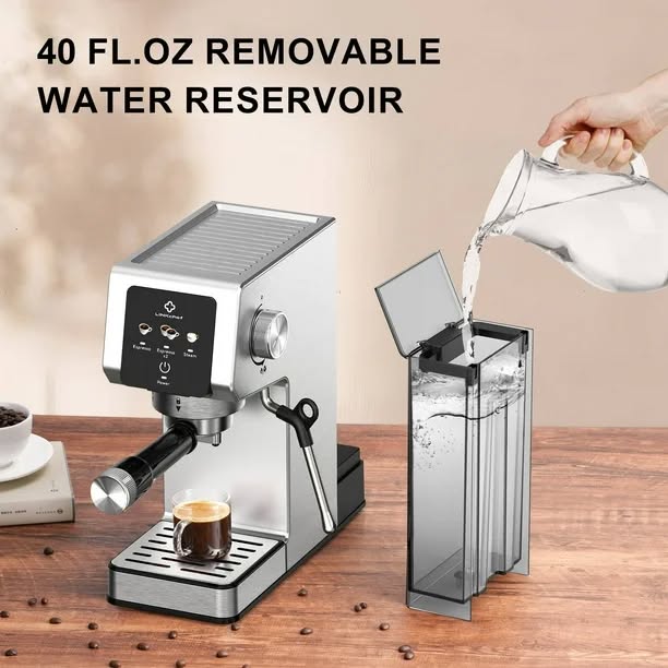 20 Bar Espresso Maker Milk with Frother Steam Wand