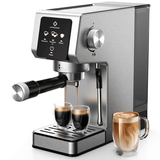 20 Bar Espresso Maker Milk with Frother Steam Wand