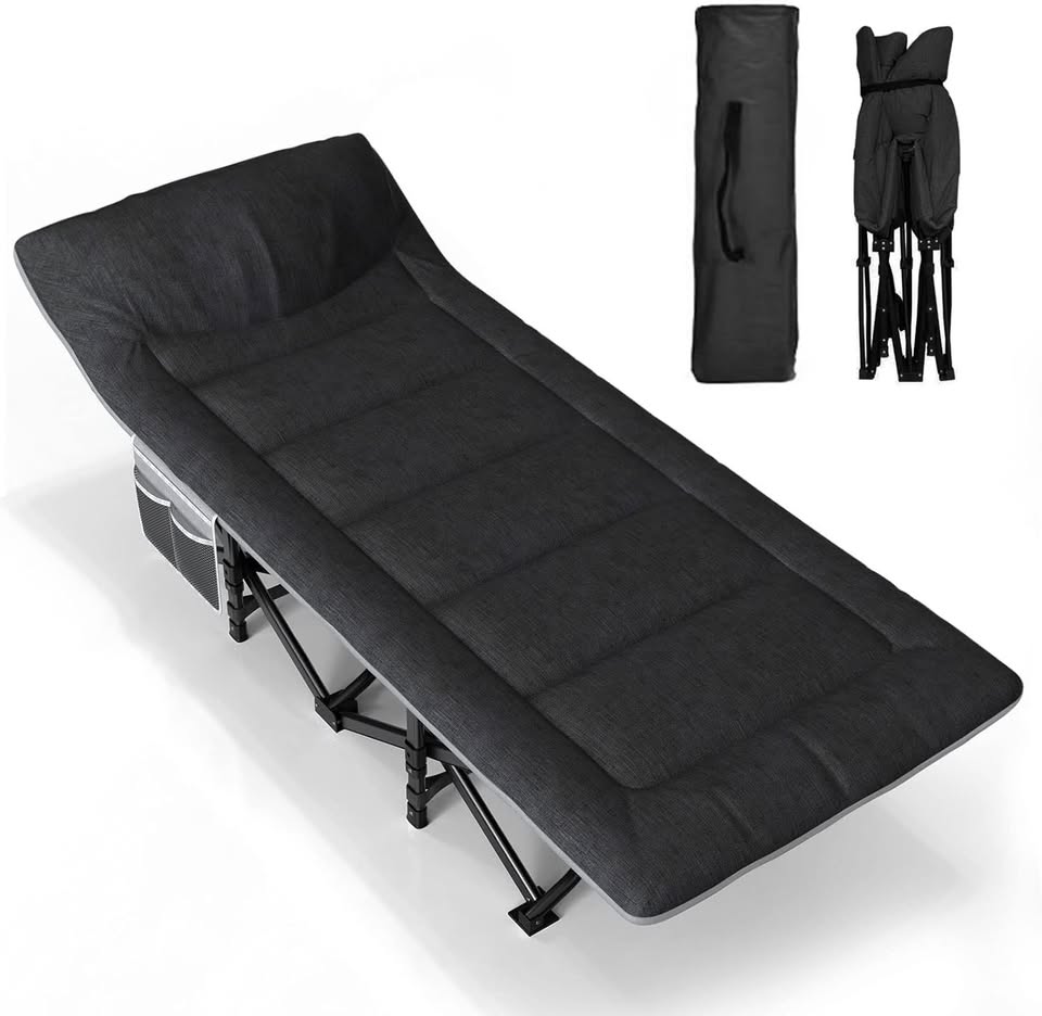 Portable Camping Cot for Adults - 450lb Capacity