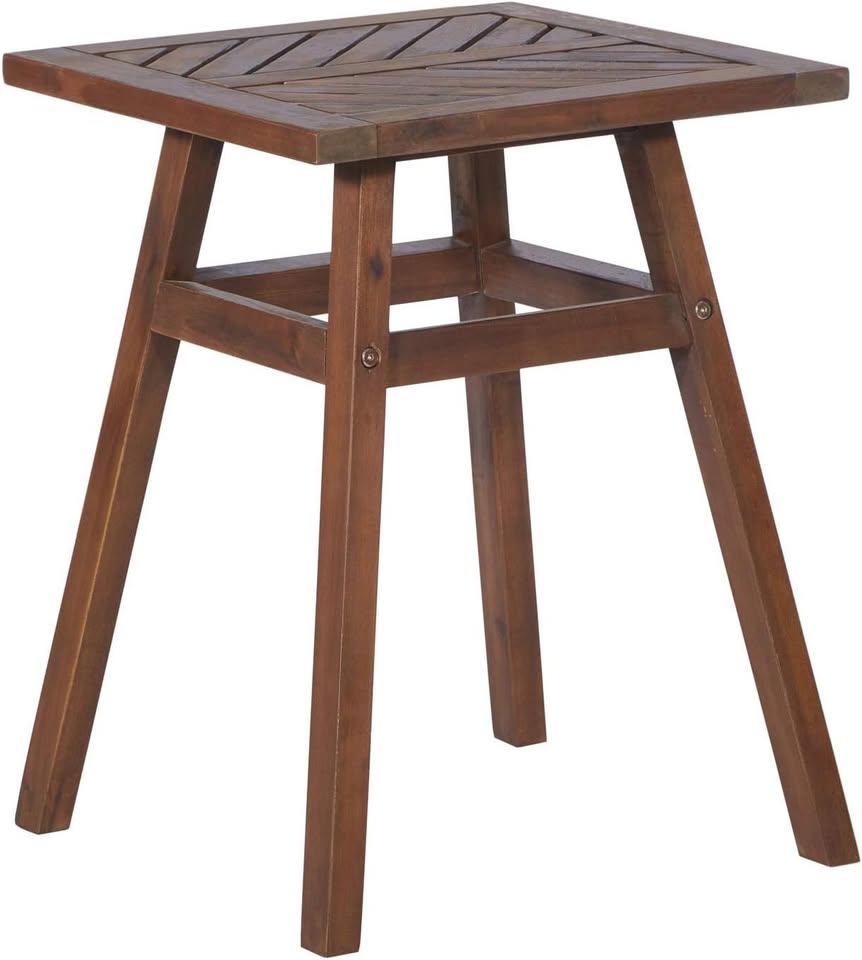 Walker Edison Outdoor Patio End/Side Table