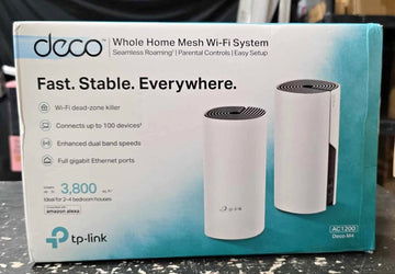 TP-Link Deco Whole Home Mesh WiFi System (Deco M4) – Up to 3,800 Sq. Ft. Coverage