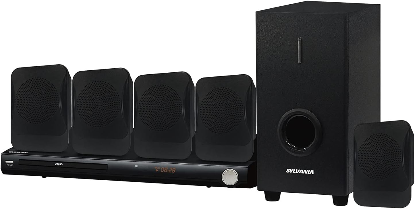 Sylvania DVD Home Theatre System with 5.1CH Surround Sound