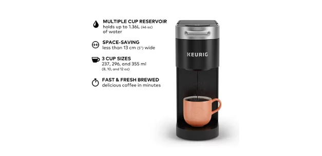 Keurig K-Slim Single Serve K-Cup Pod Coffee Maker